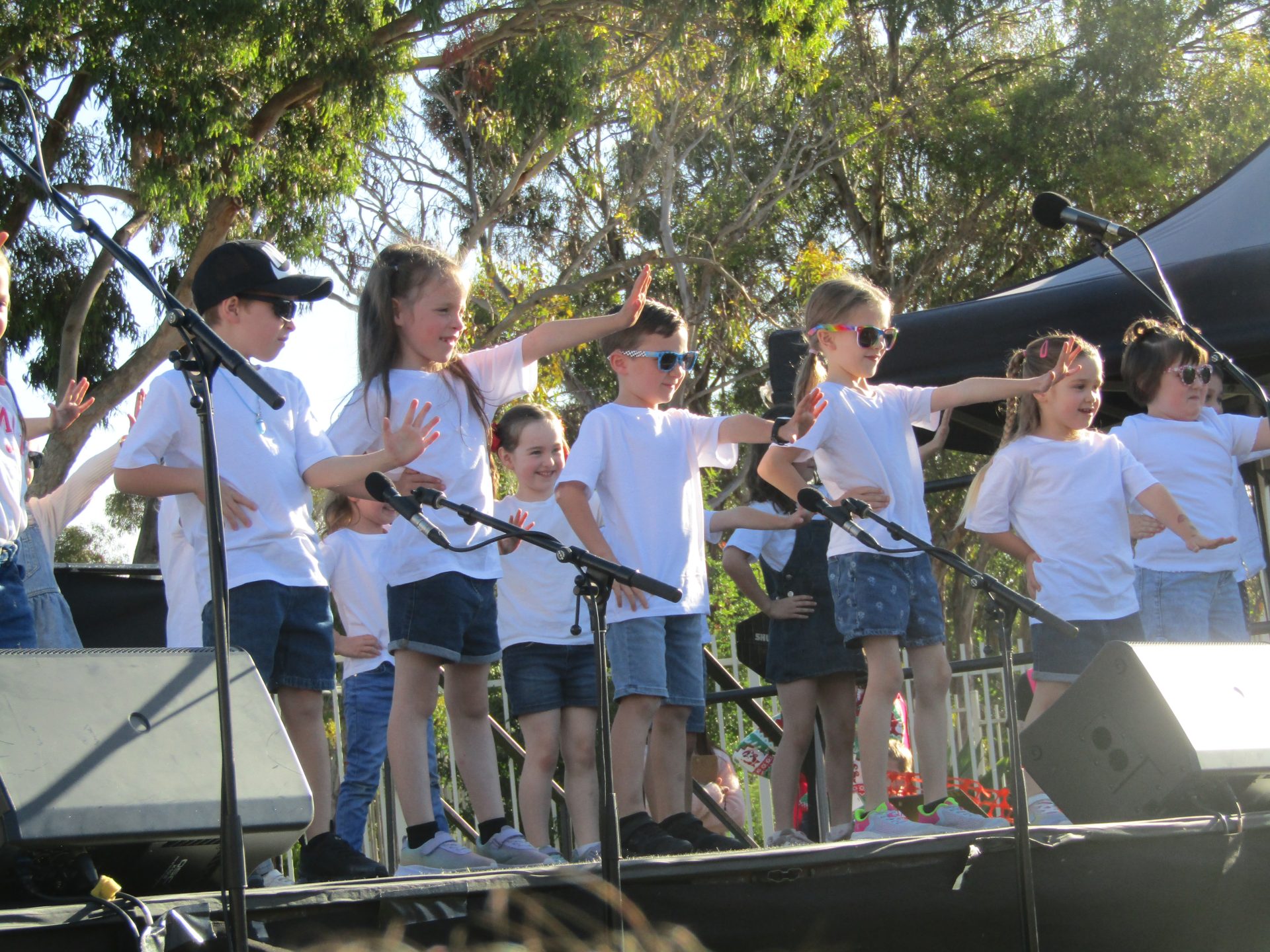 A photograph from the end of year concert