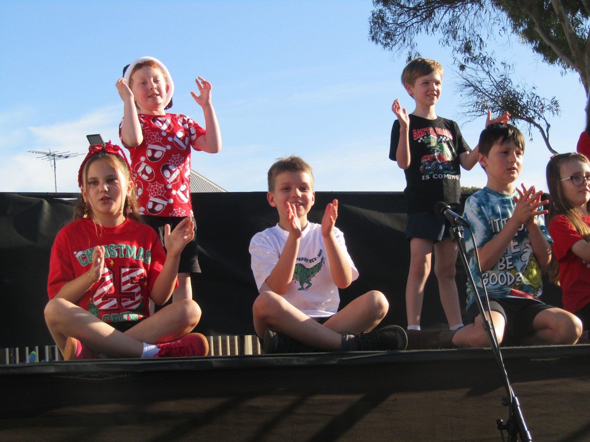 A photograph from the end of year concert