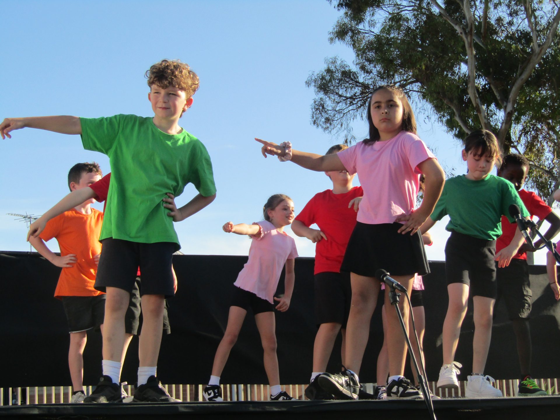 A photograph from the end of year concert