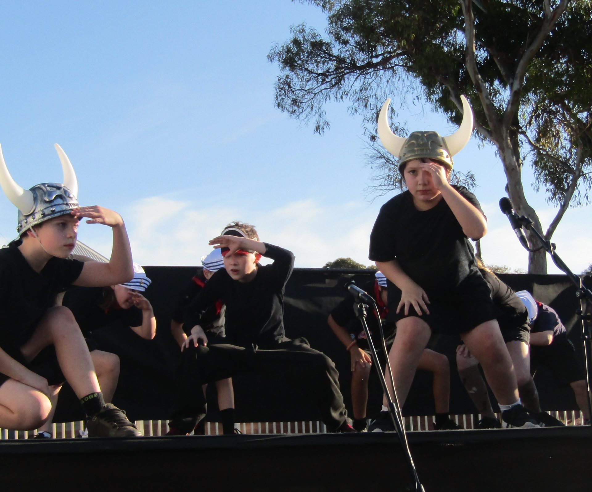 A photograph from the end of year concert