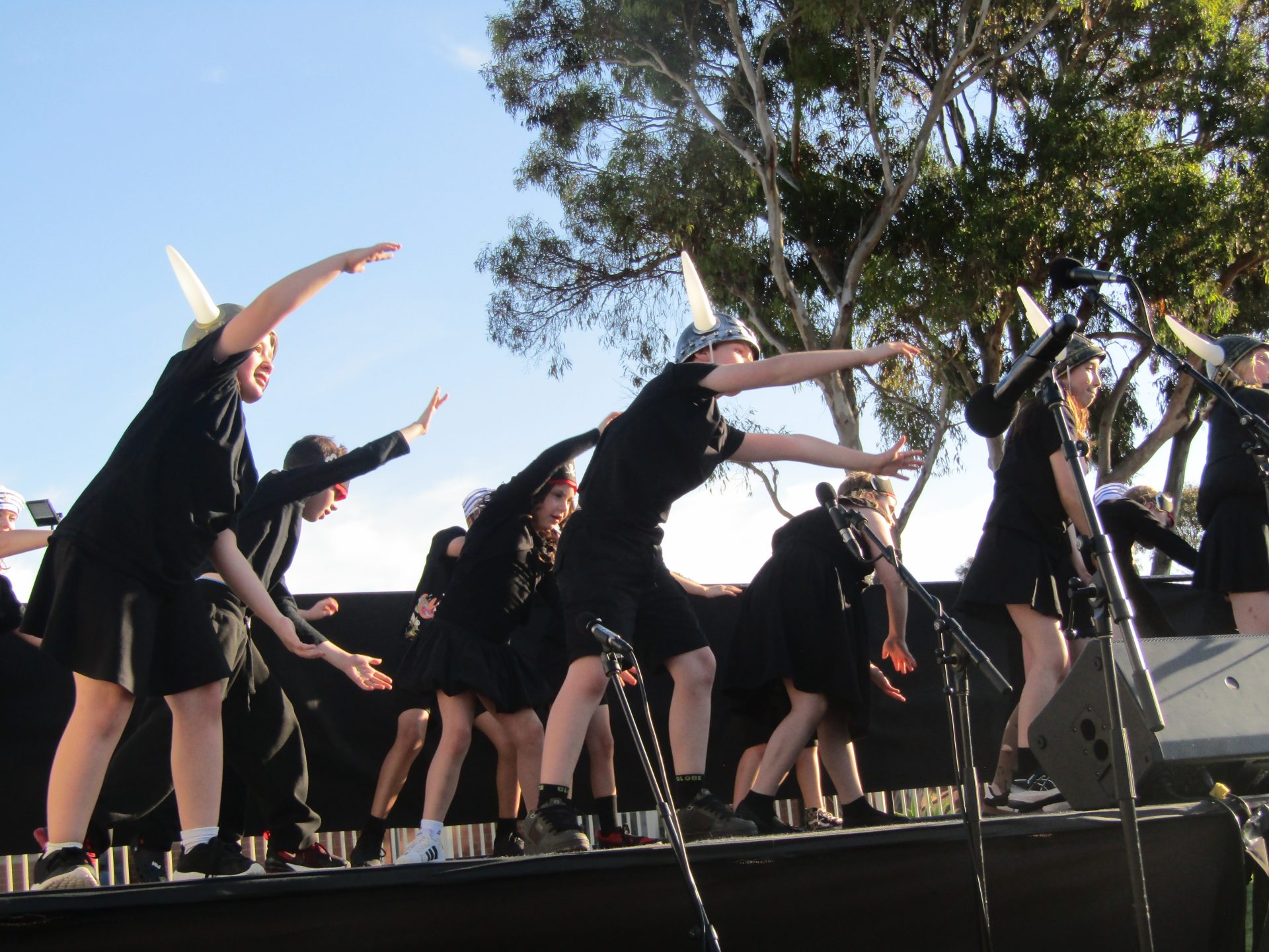 A photograph from the end of year concert