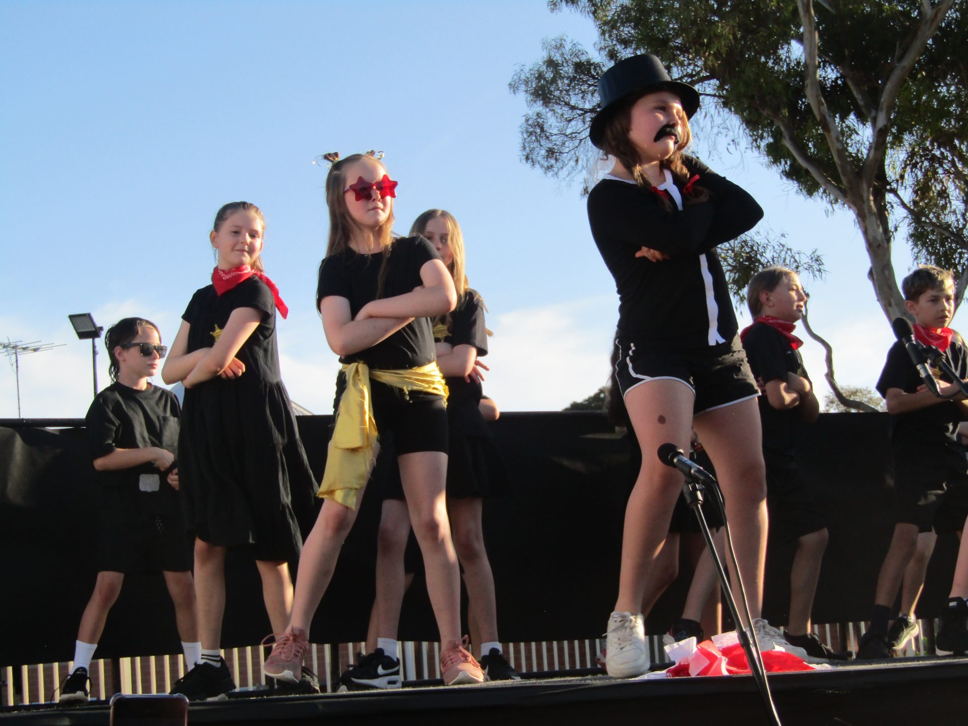 A photograph from the end of year concert