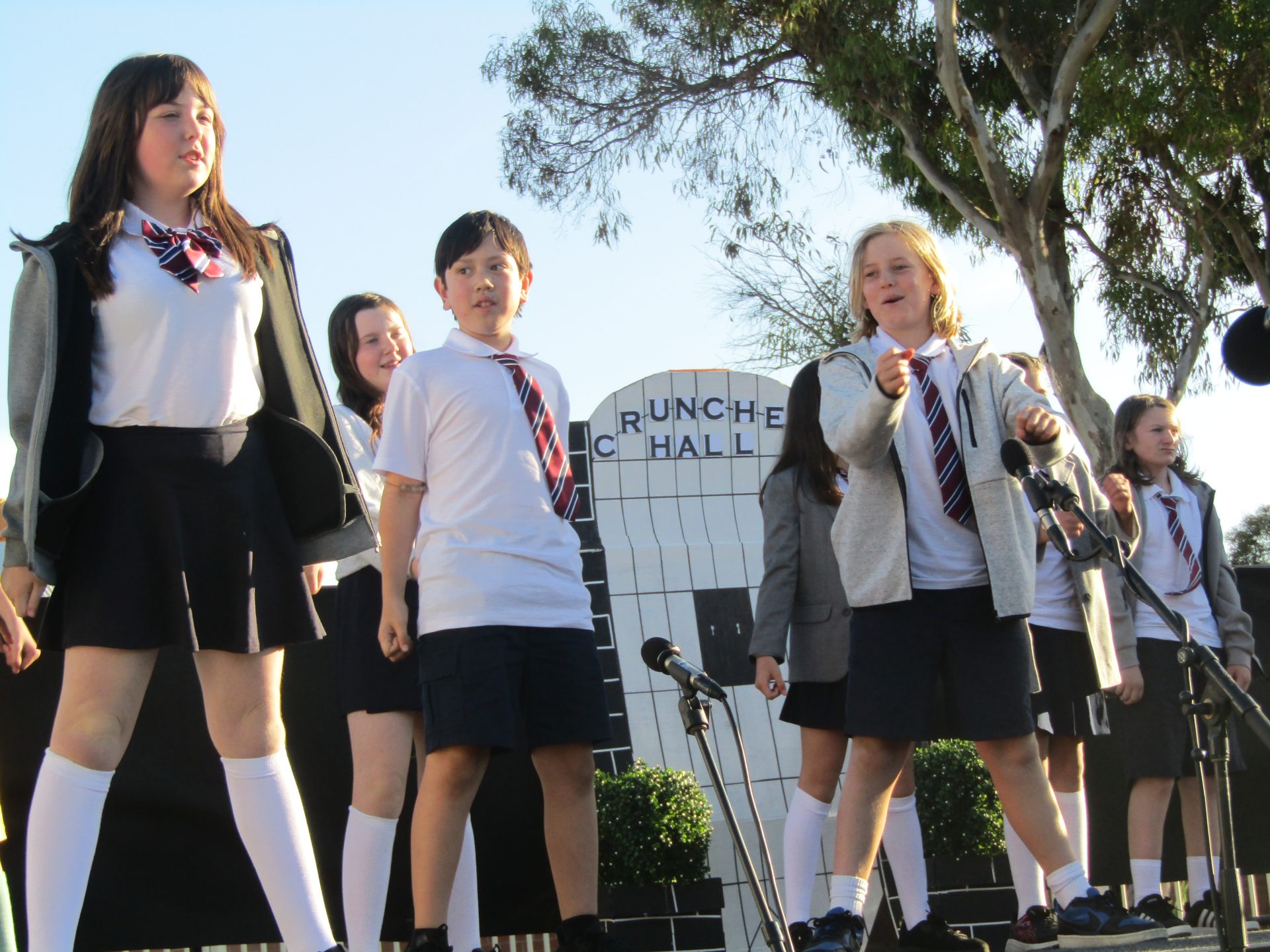 A photograph from the end of year concert