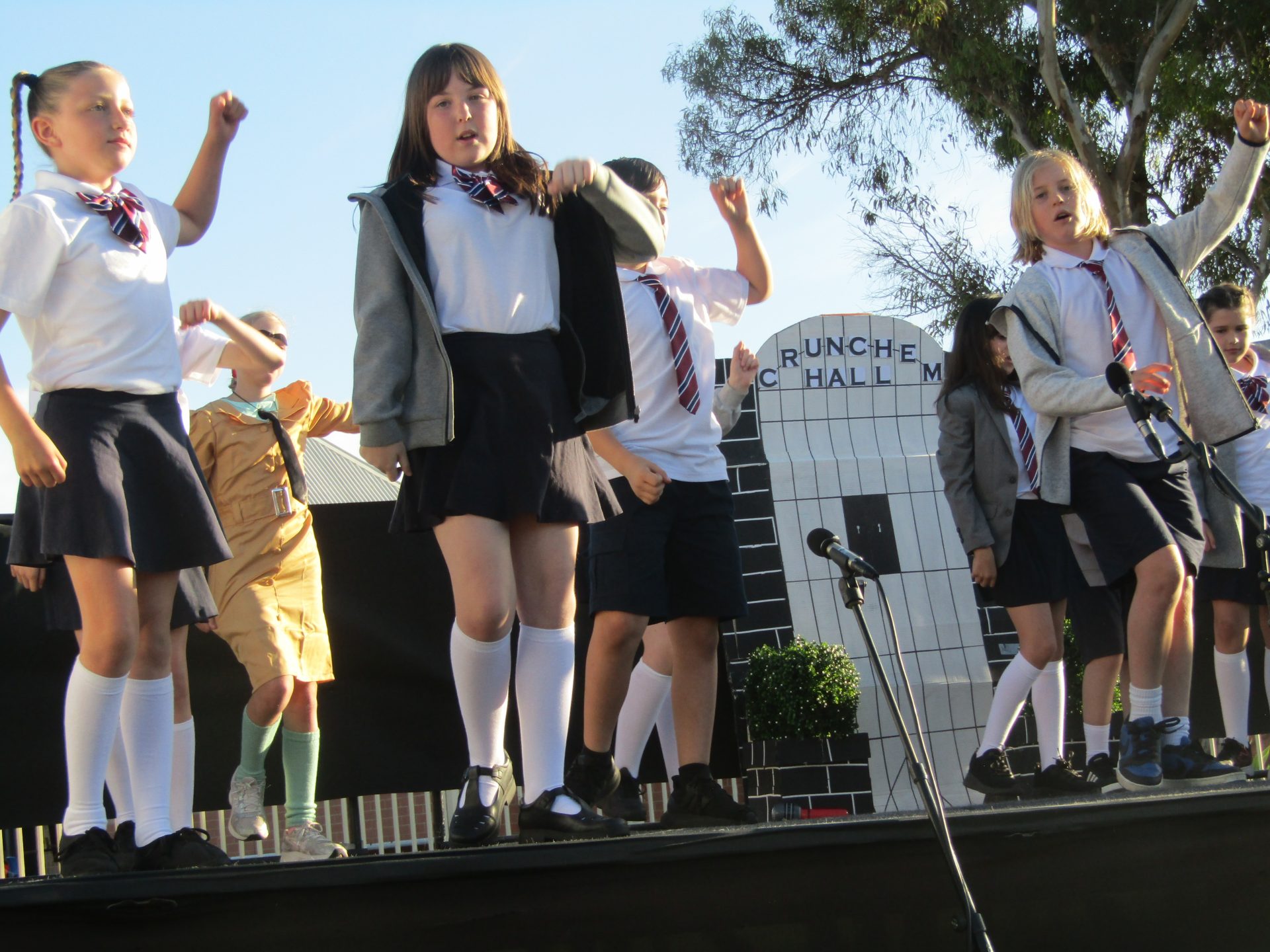 A photograph from the end of year concert