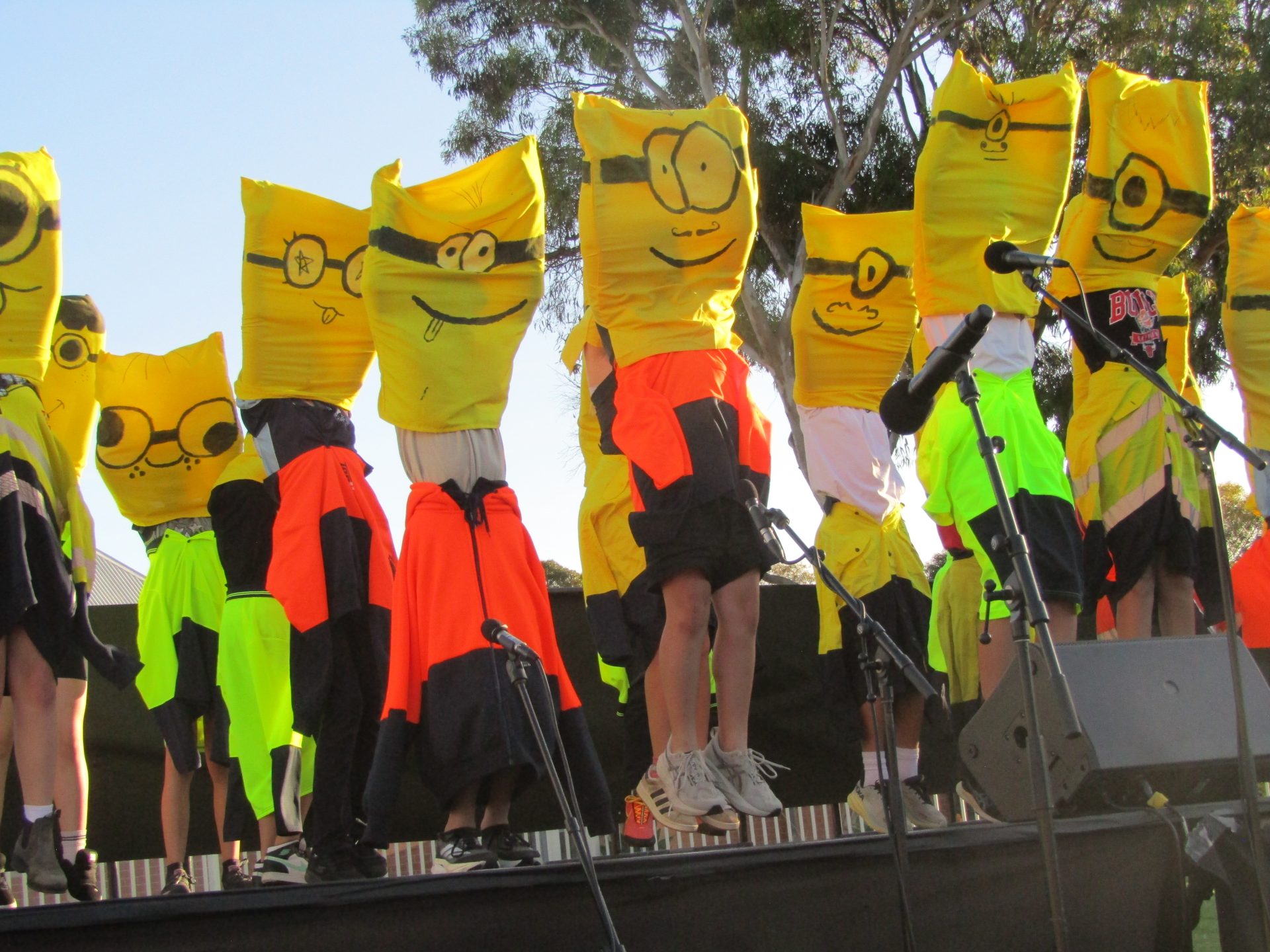 A photograph from the end of year concert